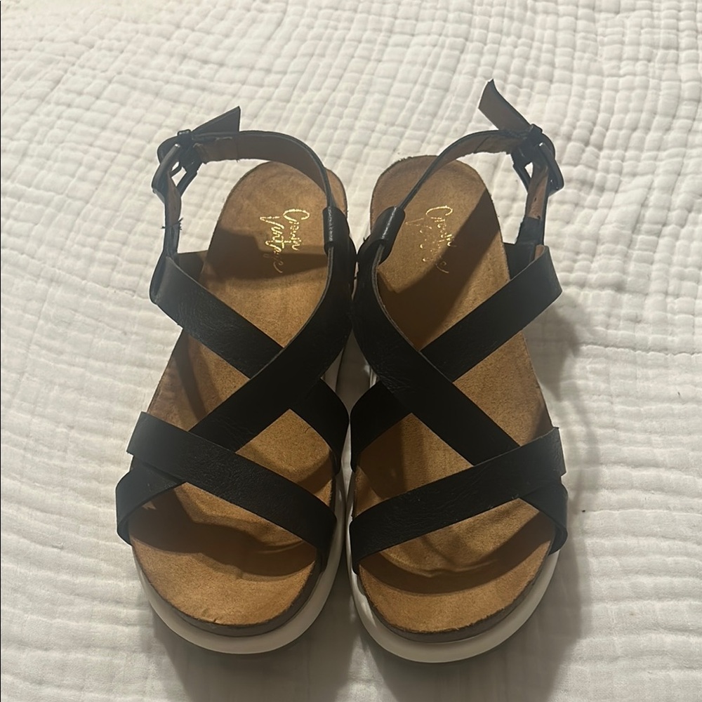 WOMENS PLATFORM SANDALS SIZE 8